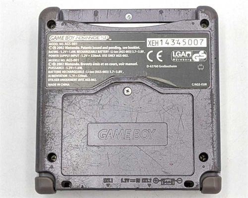 Gameboy Advance SP - Model AGS-001 - NES Edition - Konsol - SNR XEH14297641 (C Grade) (Genbrug)